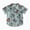 L101-Blue, variant on Baby Boy Clothes Cow Print Short Sleeve Button Down Shirt Lapel Neck T-Shirt Toddler Cowboy Horse Print Summer Tops(L101-Blue,6-12 M)