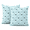 Blue, variant on Aximioll Halloween Plush Ghost Pillow Covers 18x18 Inch Set of 2, Soft Fluffy Faux Fur Throw Cushion Cases for Sofa Couch Chair Bedroom Living Room, Halloween Fall Home Decor Gift