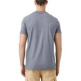 thumbnail image 2 of Ma Croix Mens Dual Blend V Neck Casual Short Sleeve T Shirt, 2 of 6