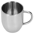 thumbnail image 1 of LYUMO Polishing Coffee Cup 350ml Stainless Steel Espresso Cup for Home Cafe Bar (Set of 1), 1 of 8
