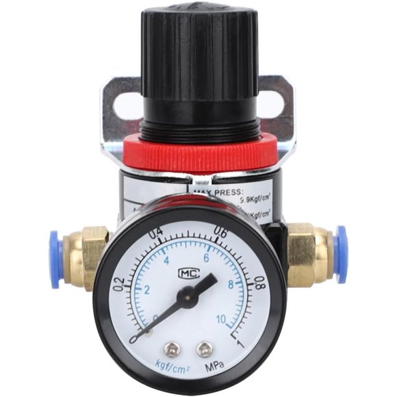 HUGFEGWE Pneumatic Air Source Treatment Pressure Regulator, AR-2000 PT 1/4 inch Air Source Treatment Pressure Regulator 0-1Mpa, Air Filter Regulator, Pneumatic Return Pressure Regulator UA824-16836