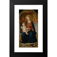 thumbnail image 2 of Neri di Bicci 9x14 Black Modern Framed Museum Art Print Titled - Virgin and Child on the Throne (15th Century), 2 of 5