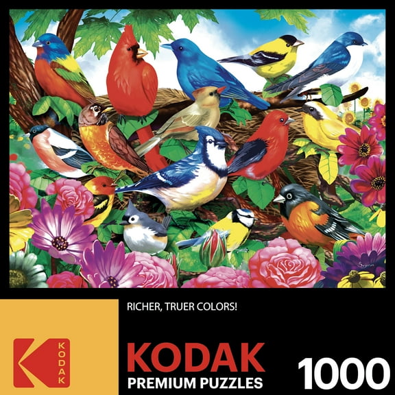 Cra-Z-Art Kodak 1000-Piece Friendly Birds Jigsaw Puzzle