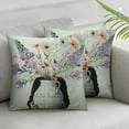 thumbnail image 3 of Acheng  Spring Pillow Covers Set of 2 Wildflowers Lavender Seasonal Decorative Indoor Throw Pillow Covers Cushion Cover for Home Decor Bedroom Living Room Couch Sofa Bed 18x18in, 3 of 7