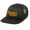 Black/Black, variant on Mens Hawkins Indiana 1986 Upside Down Rope Hat Embroidered Foam Front Mesh Back Trucker Hat, Black/Black