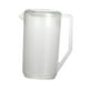 thumbnail image 2 of Jarra con escala, tetera para té helado, recipiente versátil para jugo, jarra de agua para refrigerador, catering, restaurante, limón, agua, leche 2400 ml transparente, 2 of 8