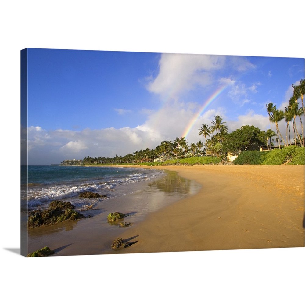 Great BIG Canvas "Hawaii, Maui, Kihei, Keawakapu Beach" Canvas Wall