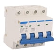 thumbnail image 1 of Disyuntor trifásico 32A, 4P, Disyuntor de 4 polos 32A, 400V, 30mA, Protección contra cortocircuitos para líneas de distribución de iluminación residencial, 1 of 4