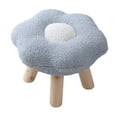thumbnail image 1 of DOLITY Small Foot Stool Multipurpose Sofa Footstool for Living Room Porch Apartment Blue, 1 of 9