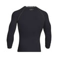 thumbnail image 2 of Under Armour Men's HeatGear Armour Long Sleeve Compression Shirt 1257471-001 Black, 2 of 3