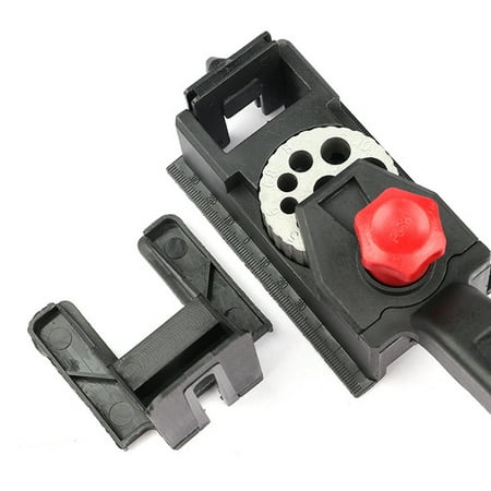 

WGOUP Drill Bit Drilling Positioner 10 Holes 3-12mm Porous Portable Drilling Positioner Multi-color