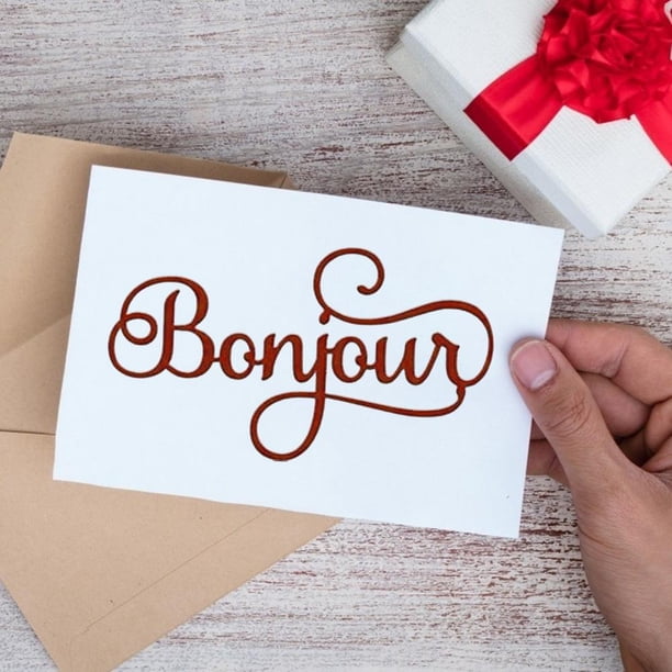 Troqueles de corte de Metal del alfabeto francés para manualidades de tarjetas de papel de álbum de recortes DIY Likrtyny Para estrenar