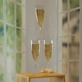 thumbnail image 4 of VeZee's Lillian Tablesettings 6oz Champagne Clear Plastic Flutes -8/Pack for Elegant Parties, Weddings, Birthdays & All Occasion:80CT, 4 of 4