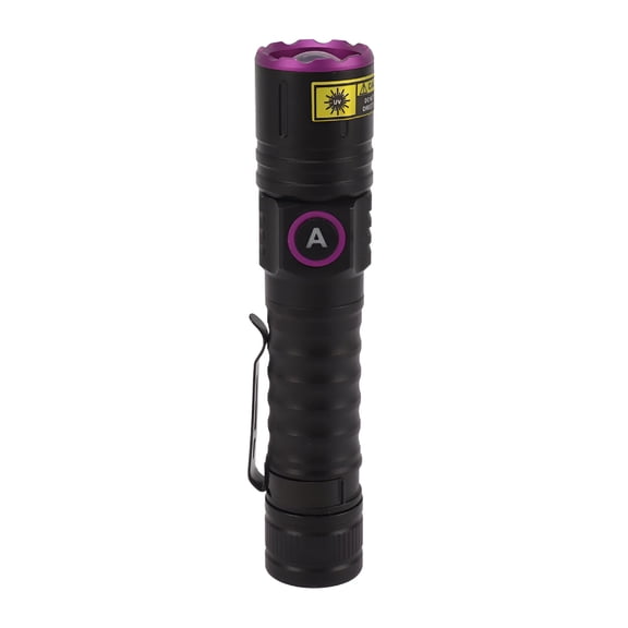 GJX 365nm Black Light UV Flashlight Handheld LED Blacklight Flashlight for Pet Urine Stains Rocks Money Resin Curing