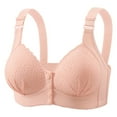 thumbnail image 1 of adviicd Posture Bra Women's Beauty Back Smoothing Minimizer Bra, Minimizes Bust Line , Non Padded Cups(Light Pink,40), 1 of 2