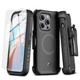 thumbnail image 1 of Funda MYBAT Maverick MagSafe Clip para iPhone 15 PRO MAX Negra con Mica, 1 of 9