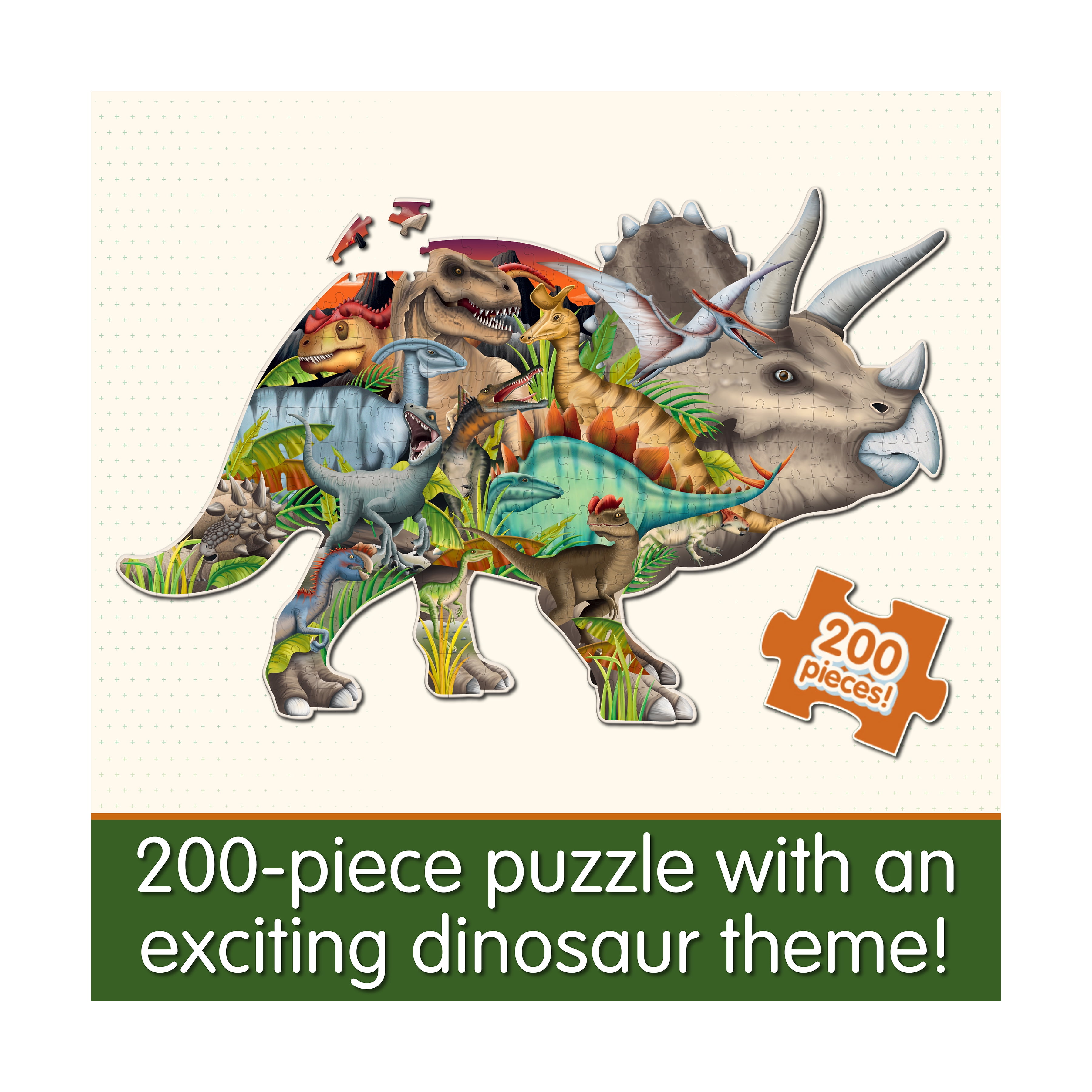 The Learning Journey Wildlife World Puzzle - Dinosaurs: 200 Pcs