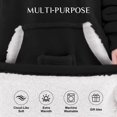 thumbnail image 3 of Sudadera portátil con capucha NORD ECO para mujer, color negro, 3 of 9