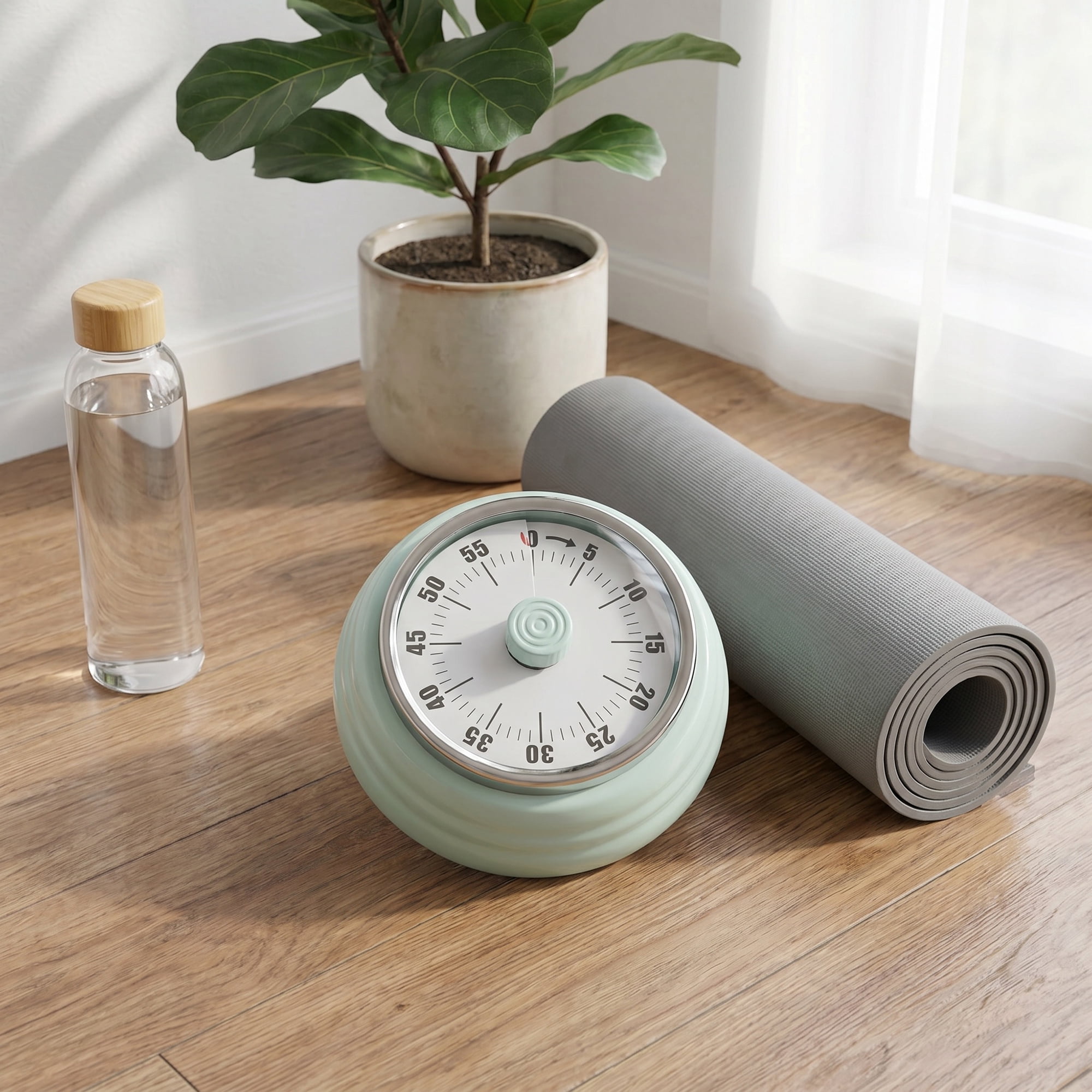 Unique Bargains Loud Alarm Magnetic Backing Timer for Cooking Green