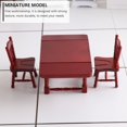 thumbnail image 4 of SUTENGDA Small Table Dining Tables Handmade Model Child 12.3X7.8CM Brown, 4 of 8
