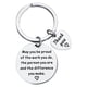 thumbnail image 1 of Llavero inspirador de acero inoxidable con frase motivadora | Regalo de amor y agradecimiento para amigos | Llavero motivacional para mujeres, hombres y estudiantes, 1 of 1