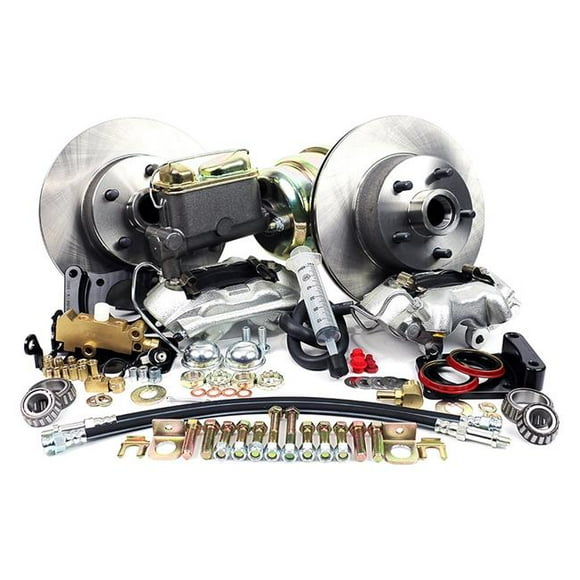 Master Power Brakes DB15093P Legend Series Front Disc Brake Kit for 1966-1969 Ford Fairlane, Torino & Ranchero