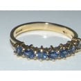 thumbnail image 7 of LBG 10k Yellow Gold Natural Sapphire Womans Eternity Ring - Size 8.75, 7 of 7