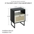 thumbnail image 5 of Shoe Cabinet, Entryway Storage with 3 Flip Drawers, Freestanding 20 Pair Shoe Rack Organizer and Top Cubby, Modern Metal Legs Wooden Shoe Organizer for Hallway, Bedroom, Living Room, 5 of 9