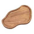 thumbnail image 6 of Fancyes Acacia Wood Serving Tray Sushi Plate Food Dish Cake Appetizer Plate Rustic Cheese Board Kitchen Fruit Plate Board A, 6 of 8