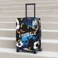 thumbnail image 6 of Hirioo Football for Elasticity Suitcase Cover (No luggage Included) Durable Luggage Protector Fits 18-32 Inch Luggage-Small, 6 of 7