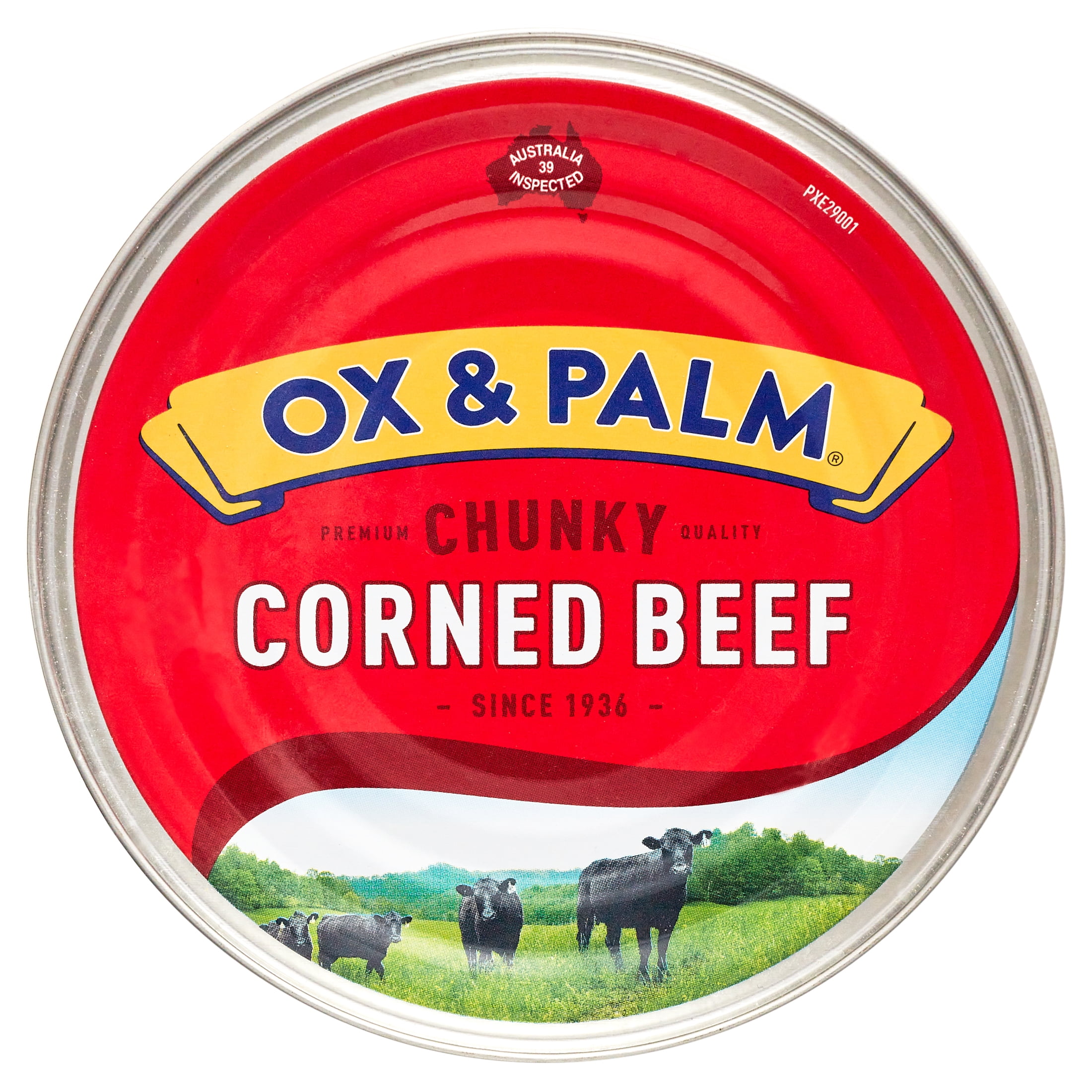 (10 pack) OX & Palm: Corned Beef Large 15 oz Round Can
