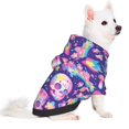 thumbnail image 2 of Balery Skull rainbow mushroom colorful Sudadera con Capucha para Perros Pequeños – Ropa para Mascotas, Disfraz para Perros y Gatos, Ideal para Fiestas y Cosplay-X-Large, 2 of 7