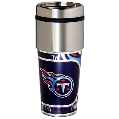Tennessee Titans 16 oz. Stainless Steel Travel Tumbler Metallic Graphics