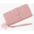 thumbnail image 2 of Cartera Antirrobo Gran Capacidad Billetera Moda Para Mujer Modelo Rosa, 2 of 4