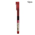 thumbnail image 1 of 1 Set Students Stationery Premium Multi-functional Ball-point Pen Portable Office Accessory Light Weight Hand Account Tool Burgundy Red, 1 of 7