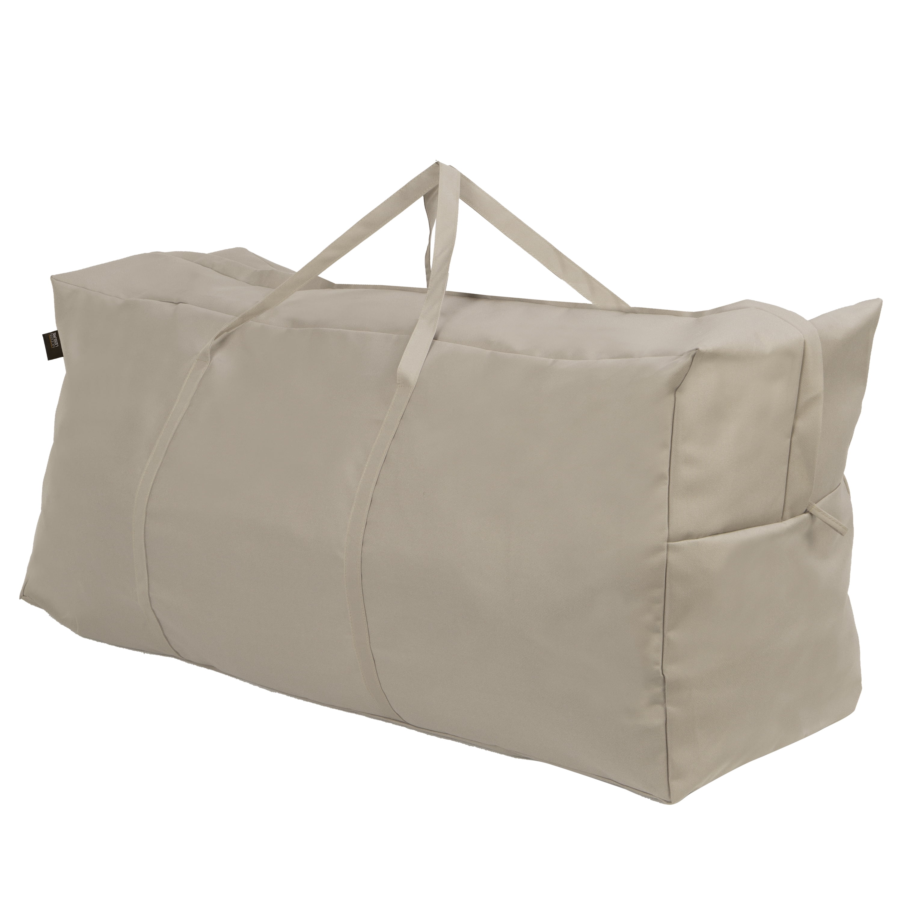 Modern Leisure Chalet Outdoor Patio Cushion Storage Bag, 45.5'L x 13.75'W x 20'H, Beige