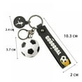 3 Pack Soccer Keychains Soccer Ball Key Chain World Cup Soccer Ball