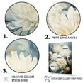 thumbnail image 3 of Designart "Blooming Mums Amidst Beige And Blue IV" Mums Floater Framed Canvas Art Print, 3 of 5