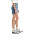 thumbnail image 2 of Levi's WELL SURE Women's 501 Mid Thigh Jean Shorts, US 24, 2 of 3