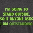 thumbnail image 3 of CafePress - I Am Outstanding Dark T Shirt - Men's Classic Graphic Cotton T-Shirt, 3 of 4