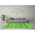 thumbnail image 3 of Ahgly Company Indoor Square Solid Green Modern Area Rugs, 7' Square, 3 of 4