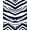 Black, Pattern 3, variant on ODIKA 4'x6' Machine Washable Non-Slip Area Rug, Classic Monochrome Parallel Bands Decorative High Traffic Rug, Black, 611986