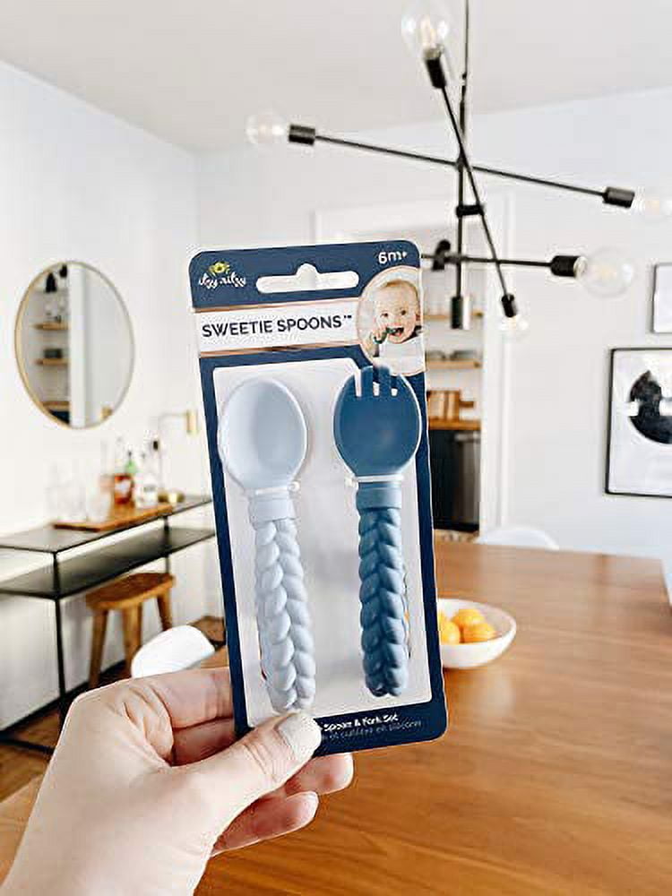 Itzy Ritzy Silicone Spoon & Fork 6 months & up Set of 2
