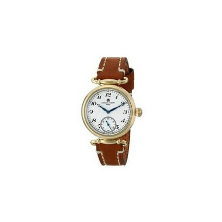 Charles Hubert Premium Collection Charles-Hubert, Paris Women's 6957-G Premium Collection Analog Display Japanese Quartz Brown Watch ()