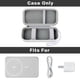 thumbnail image 2 of Funda para batería magnética Anker, cargador portátil inalámbrico plegable de 10.000 mAh, batería externa de 5000 mAh (MagGo), color blanco, 2 of 7