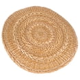 thumbnail image 4 of Beige Straw Woven Floor Cushion for Decor Japanese Style Round Mat Comfortable Seating 30 Inch, 4 of 8