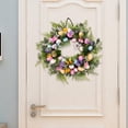 thumbnail image 5 of Kuntesetty Easter Egg Flower Wreath Artificial Flower Garland Artificial Easter Wreaths for A, 5 of 6