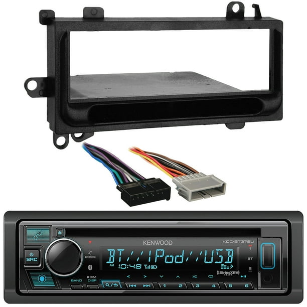 Kenwood Single DIN Bluetooth SiriusXM Ready CD Player Car Stereo