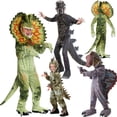 thumbnail image 2 of Disfraces de dinosaurio para niños de Halloween, monos de cosplay de tiranosaurio T del mundo, trajes de fiesta de escenario para niños, regalos de Navidad, 2 of 5