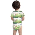 thumbnail image 3 of Yiaed Plants and Insects Print Infant Climbing Short Sleeve Onesie One-Piece Baby Bodysuit Clothes 0-12 Months -2 Years, 3 of 6